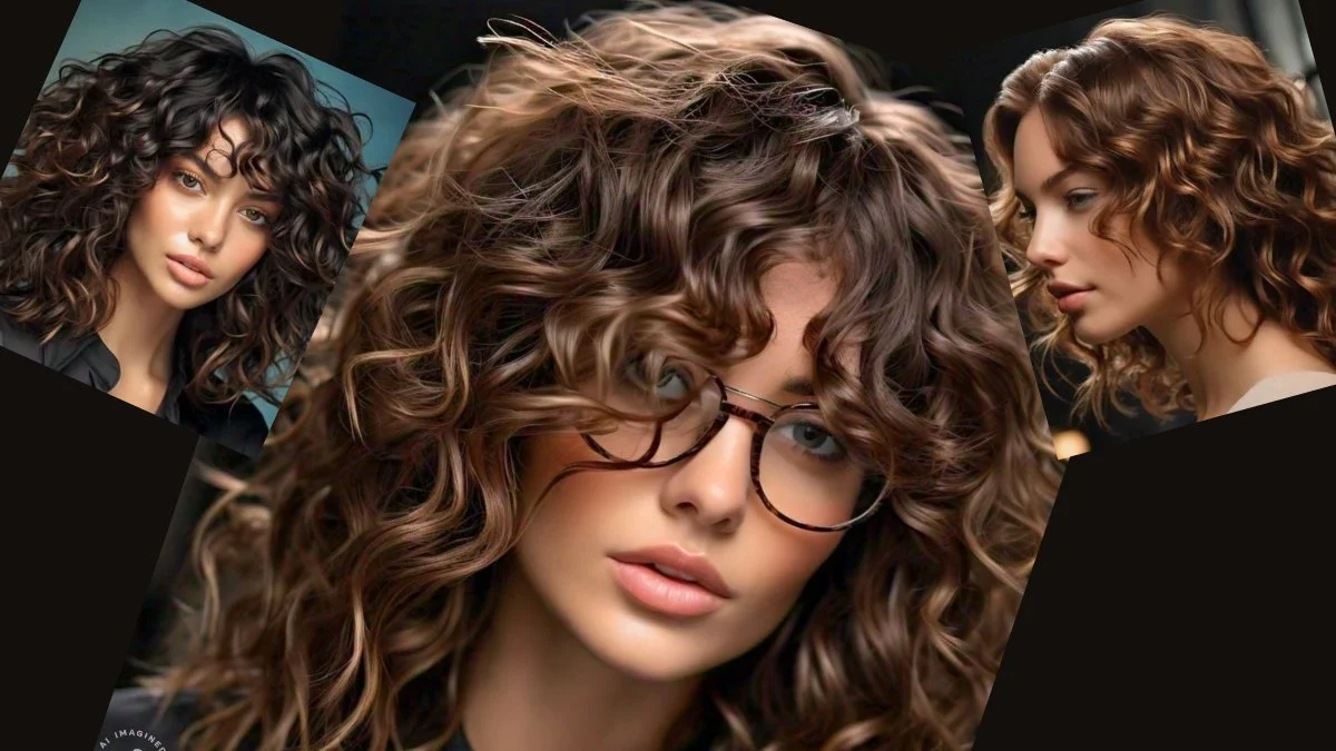 The Curly Medium length hairstyle for women