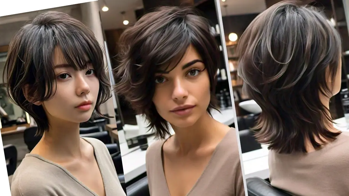 The long pixie cut for thick hair