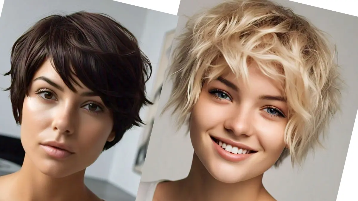 Pixie bob for thick hair in 2024