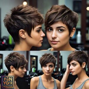 Pixie Cut for young women - stylish and modern short hairstyle