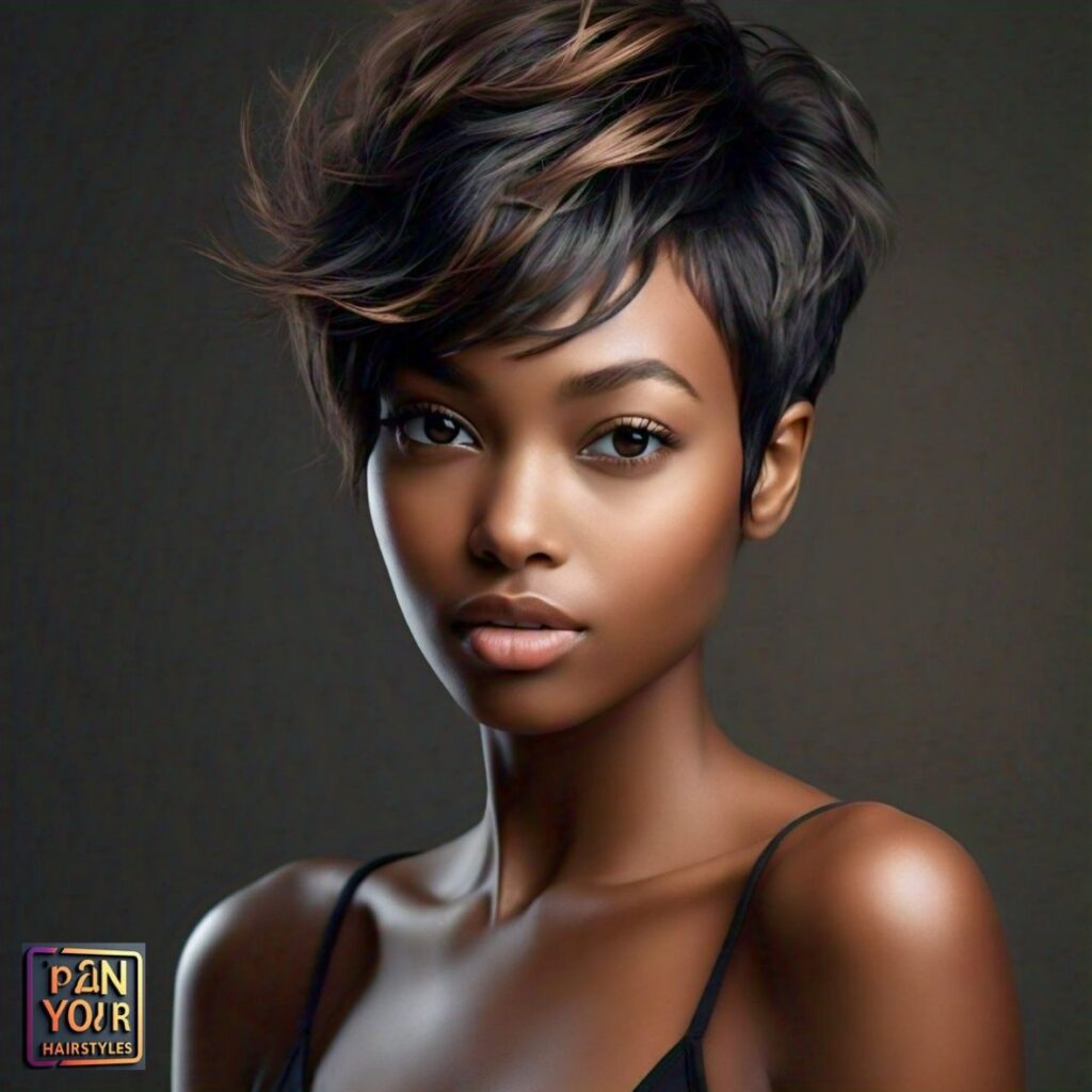 Pixie Thin Haircut for women, showcasing short, layered locks that add volume and texture for a stylish and modern look