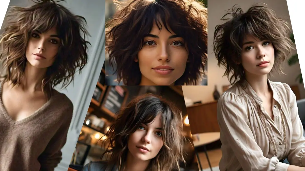 Best medium length hairstyle for women is The Shaggy Crop.