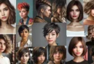 Sure! Here's an SEO-friendly alt text for the title "Short Haircuts for Young Women": Short haircuts for young women, trendy and stylish hairstyles for young ladies