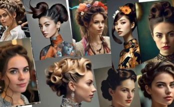 Trendy updo hairstyles for women 2024 featuring elegant and stylish looks perfect for various occasions