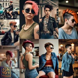 Undercut for young women - edgy and bold short hairstyle