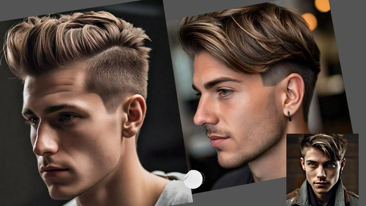 Undercut hairstyle with short sides and back, contrasting with longer top hair for a bold, modern look.