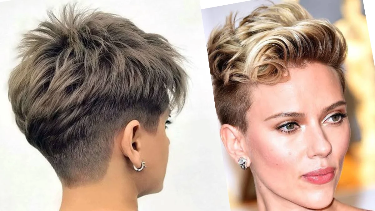 Undercut pixie cut for thick hair is a easy haircut. 