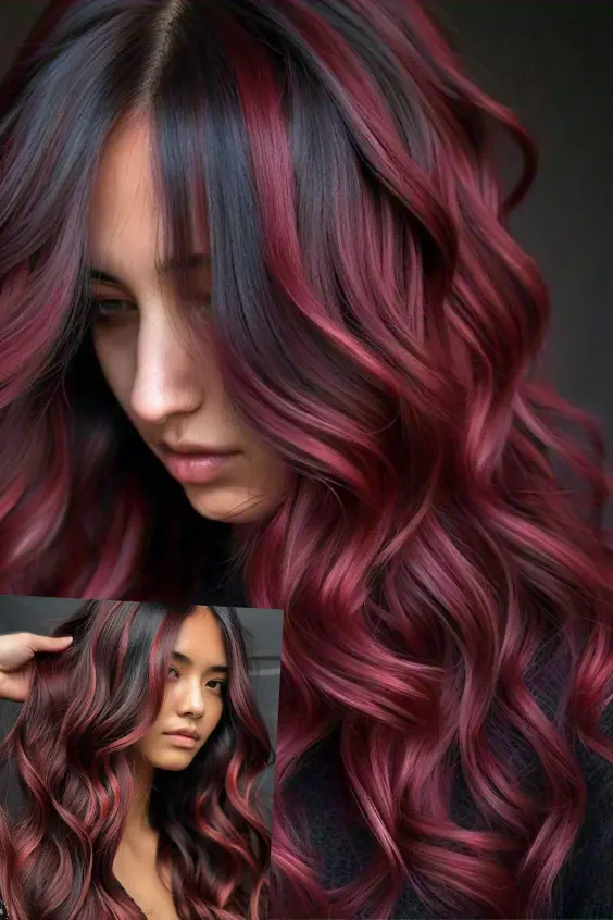 Accentuate your femininity with a rich mahogany hue. This color looks fabulous on long, curled locks, maintaining vibrant color and shine.