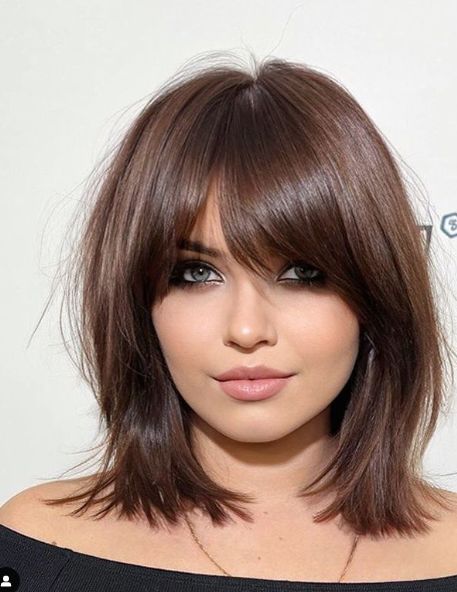 Women with Bangs Thick Hairstyles & Haircuts 