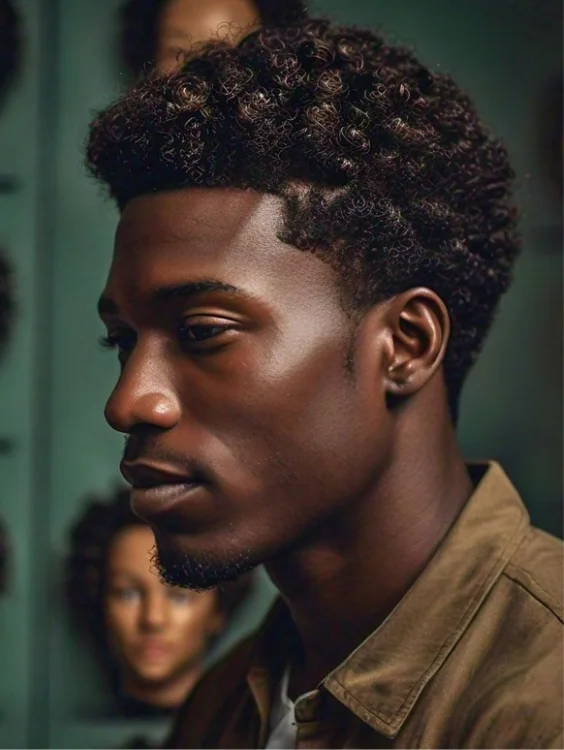 Fade Alt Text: "High fade hairstyle for Black men in 2024