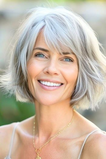 32 Elegant Gray Hairstyles For Women Over 70 - Plan Your Hairstyles