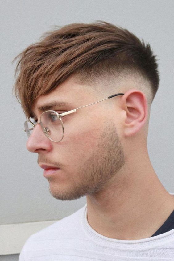 Man with Mohawk and Bangs hairstyle