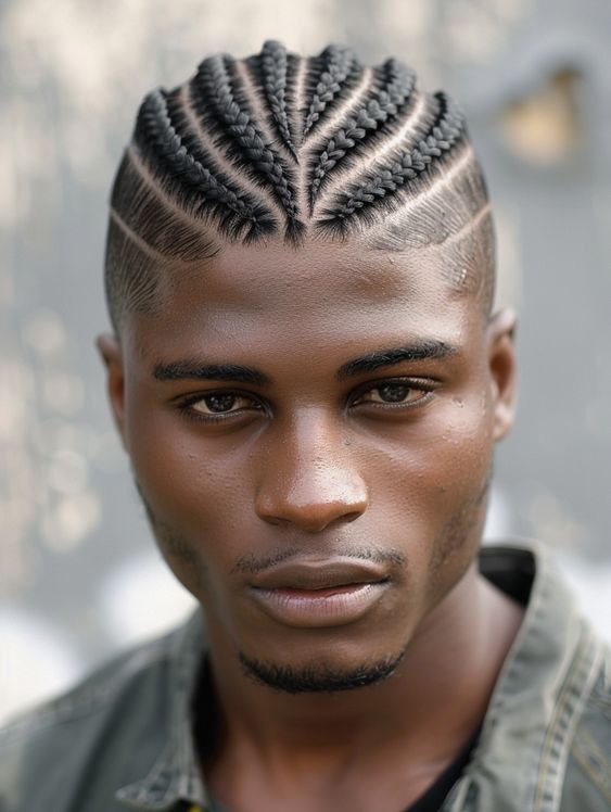 Natural hair braids for Black men in 2024