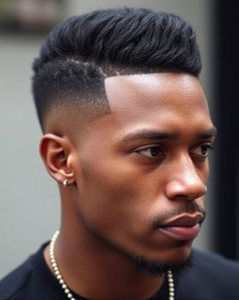 Quiff hairstyle for Black men in 2024