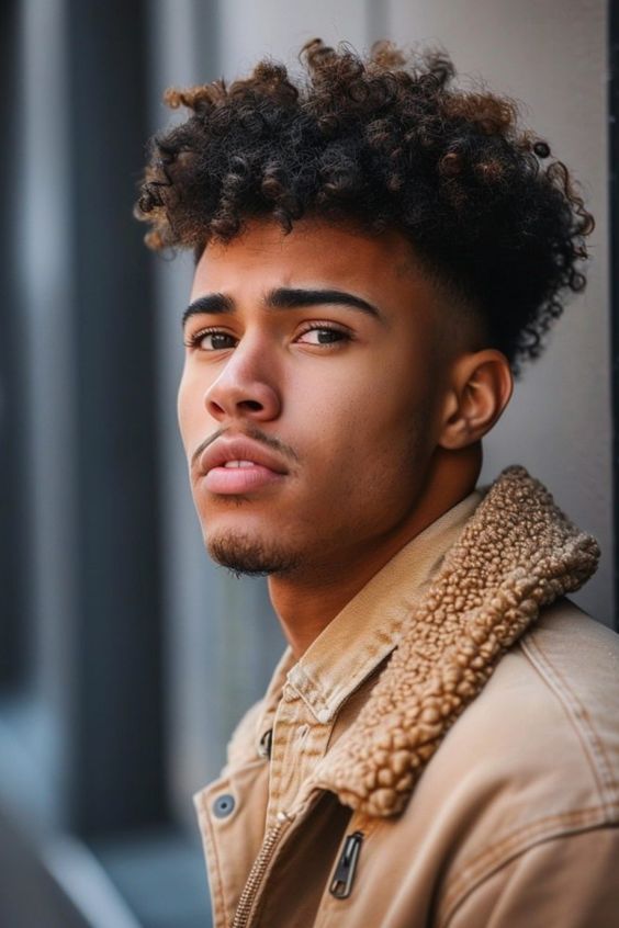 Textured crop hairstyle for Black men in 2024