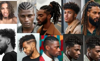 Natural hairstyles for Black men, showcasing a variety of trendy and classic looks for 2024.