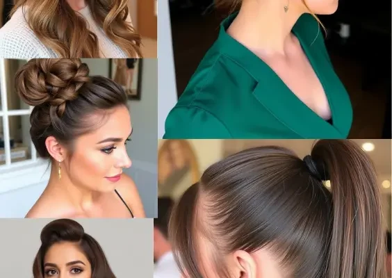 Elegant low bun with soft waves for women 2024